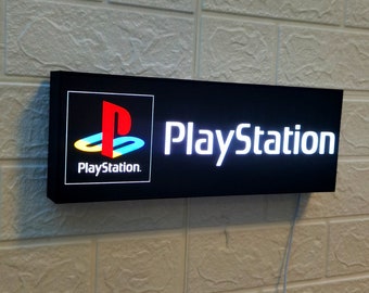 PlayStation Classic Logo man cave lights | PlayStation sign for gaming room decor |  This is 3D Printed Lamp not Neon Sign