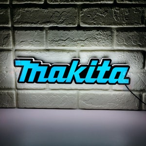 Makita Tool led-lichtbak | Volledig dimbaar en voeding via USB - *Verschillende maten* - Perfect voor garagewerkplaatsdecoratie
