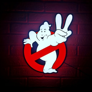 Ghostbusters 2 Logo Lightbox: Dimmable USB Powered Desk Lamp