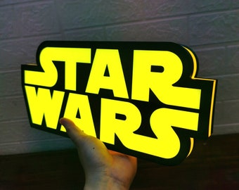 Star Wars LED Lightbox: drukowana w 3D, ściemnialna lampka biurkowa USB