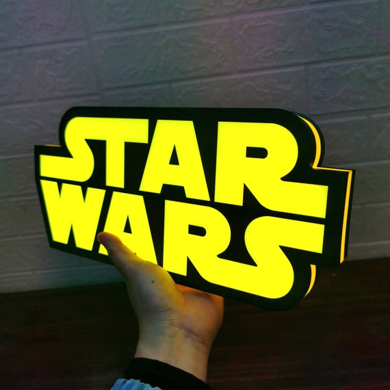 Star Wars LED Lightbox: 3D Printed Dimmable USB Desk Lamp - Etsy