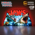 Jaws Pinball Topper: 3D Printed LED Light-Up Display