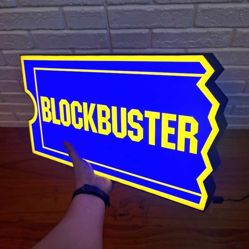 Blockbuster Sign for Wall - Etsy