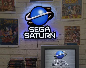 SEGA Saturn LED Lightbox: 3D Printed Gaming Room Decor - Etsy