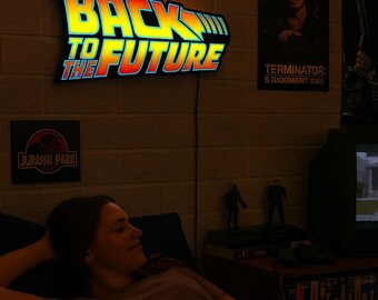 バック・トゥ・ザ・フューチャー（BTTF）ロゴ LED ライト