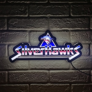Vintage SilverHawks LED Lightbox | 3D Printed, USB Powered & Full Dimmable