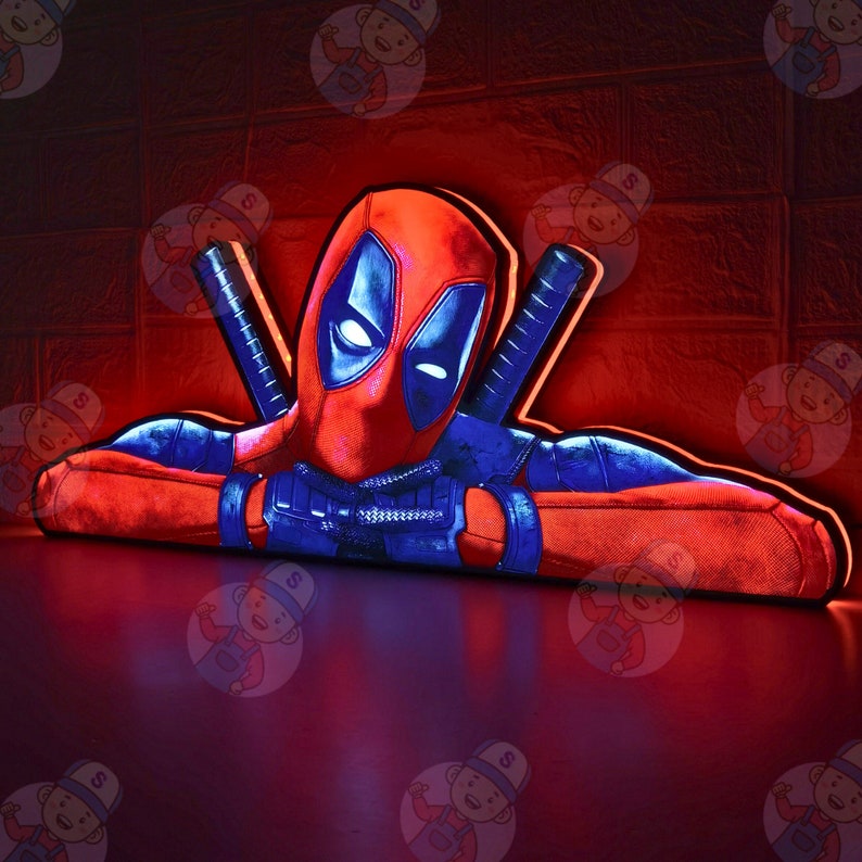 Deadpool Pinball LED Lightbox Topper: USB Powered Dimming Light - Etsy