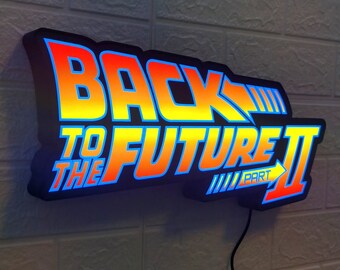 バックトゥザフューチャー ネオンサイン LEDライト 映画グッズ 新品 ランプ バックトゥザフューチャー ネオンサイン LEDライト 映画グッズ