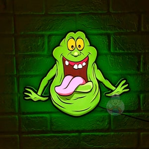 Ghostbusters Slime Lightbox / Alimentato tramite USB con controllo di oscuramento / Decorazione perfetta per la tua Ectomobile o Ecto-1