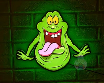 Caja de luz de slime de los Cazafantasmas: decoración impresa en 3D con alimentación USB