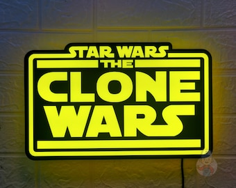 Star Wars Lightbox: The Clone Wars LED Sign, USB Powered