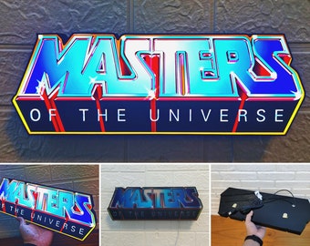 MOTU Logo LED Lightbox -  (He-Man and The Masters Of The Universe) Made by 3D Printer, USB Powered and Full Dimmable