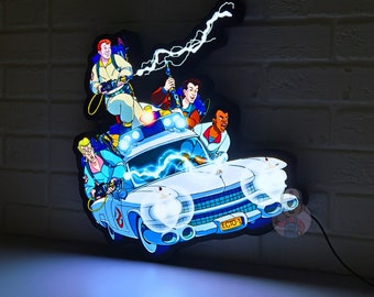 Ghostbusters ECTO-1 Lightbox | USB Powered with Dimming Control | Perfect Decor with your ECTO-1 mobile or Ecto-1