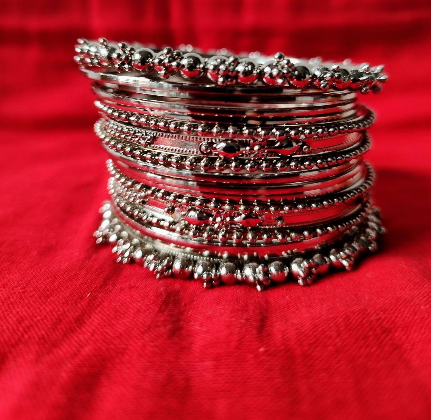 Buy Silver 20 Bangles Set Indian Jewellery,silver Bangles, Bangle Set
