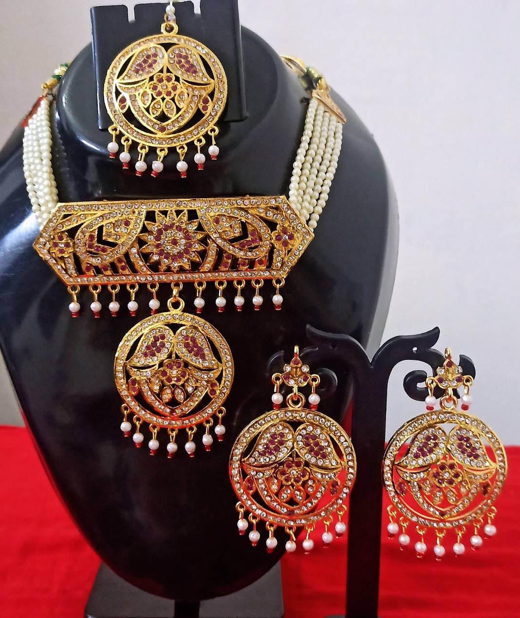 rajputi jewellery set