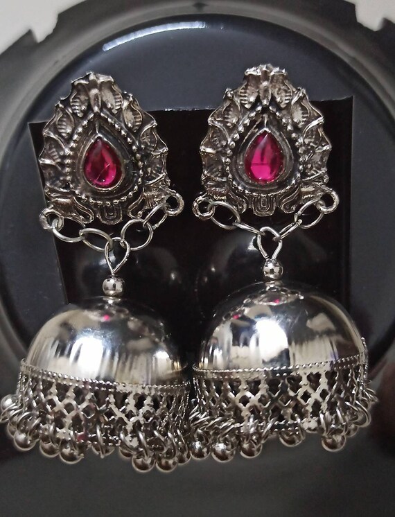 Pure Silver Jhumka earring | Sakhi Fashions – sakhifashions