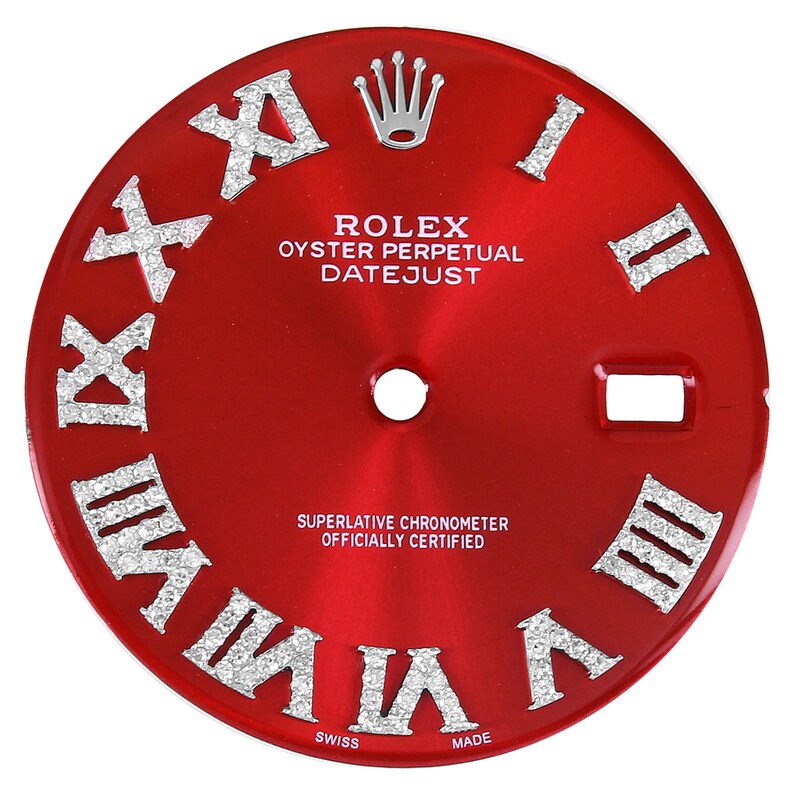 rolex diamond roman numerals
