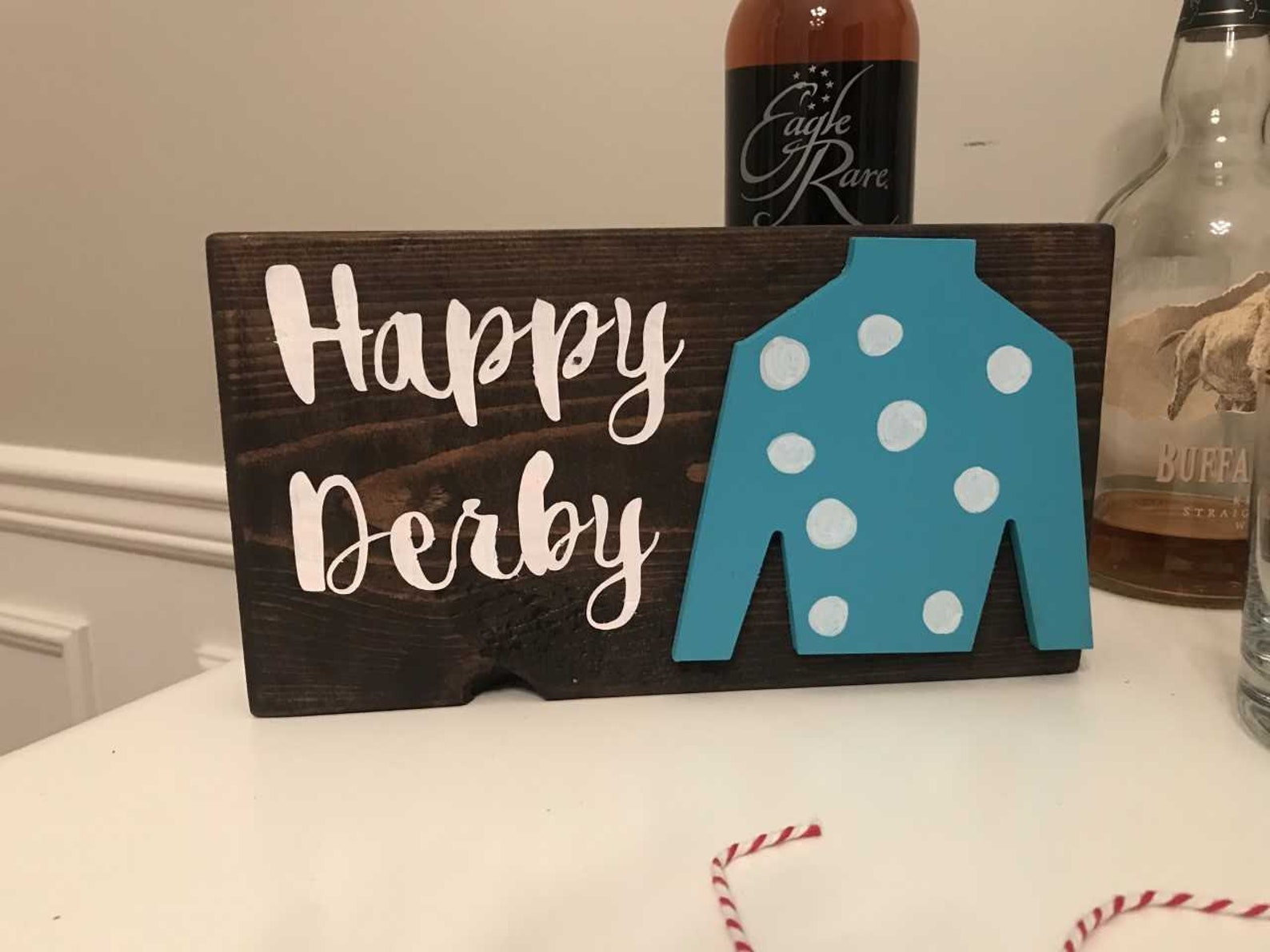 Happy Derby Sign Kentucky Derby Sign Jockey Sign Kentucky | Etsy