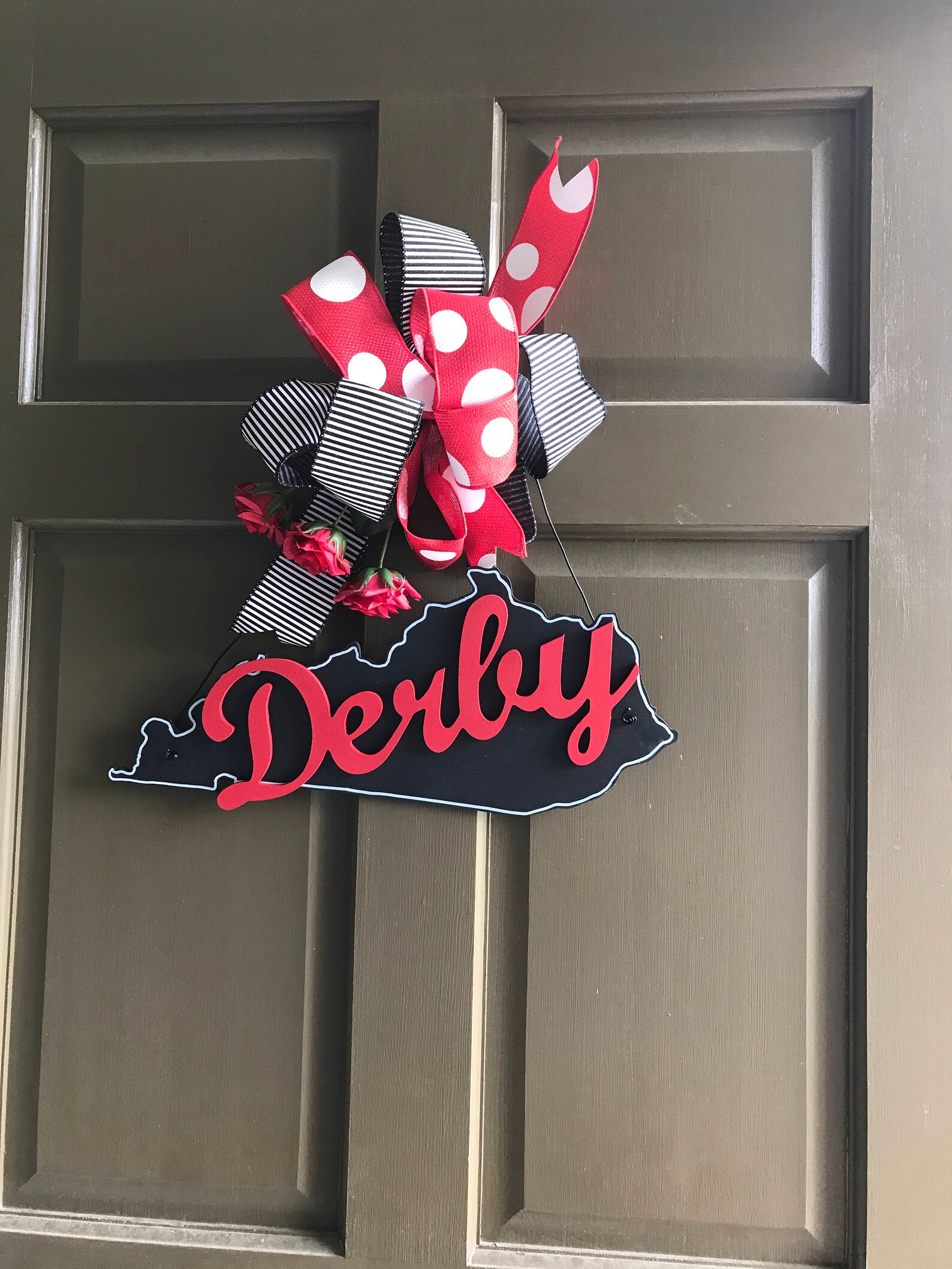 Kentucky Derby Door Hanger Etsy