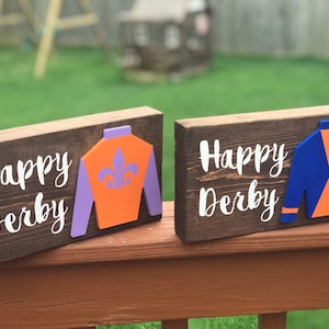 Happy Derby Sign, Kentucky Derby Sign, Jockey Sign, Kentucky Derby, Derby