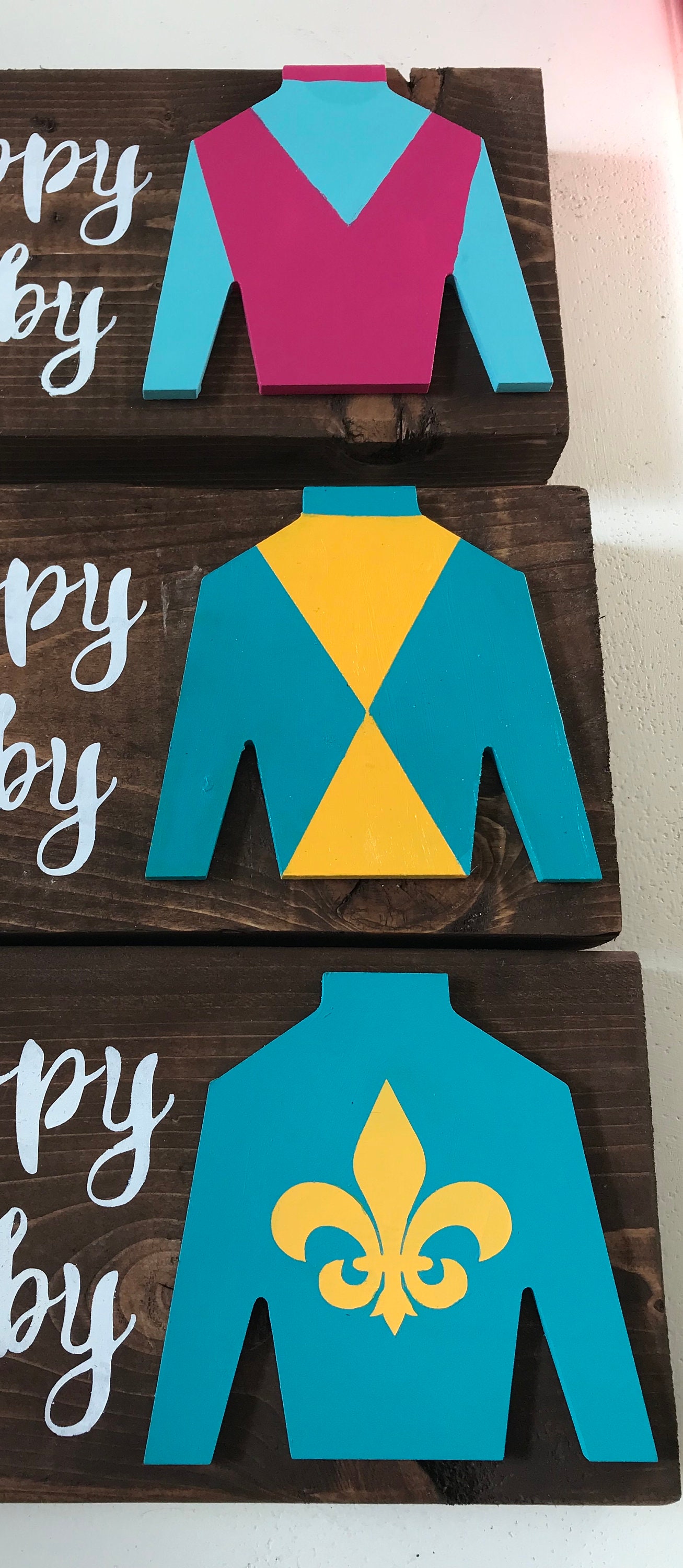Happy Derby Sign Kentucky Derby Sign Jockey Sign Kentucky Etsy