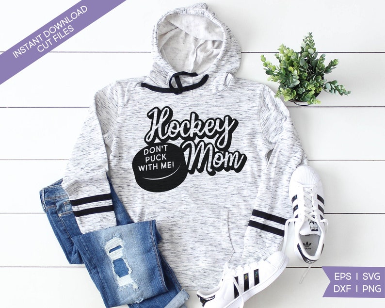 Make-up-Tasche Für Hockey-Mamas – „I'm A Hockey Mom“-Geschenk Mit Baumwoll-Leinen Design