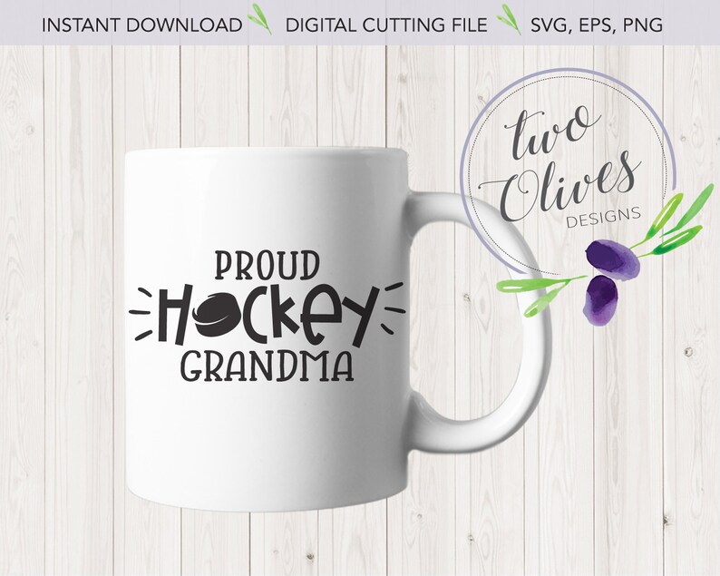 Download Proud Hockey Grandma EPS SVG PNG Instant download | Etsy