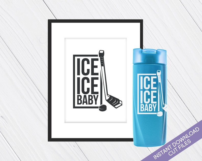 Download Hockey svg Ice Ice Baby EPS SVG PNG Instant download | Etsy