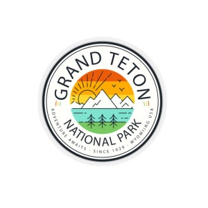 Grand Teton National Park Sticker