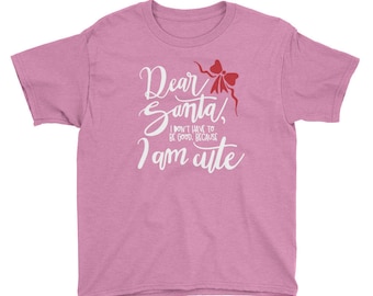 Funny Santa T Shirt, Funny Kids Santa Tee, Kids Christmas Shirt, Kids Santa T-Shirt, Kids Santa TShirt, Kids Santa Tee