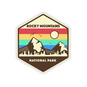 Rocky Mountain National Park Sticker, National Park Sticker, National Park Gift