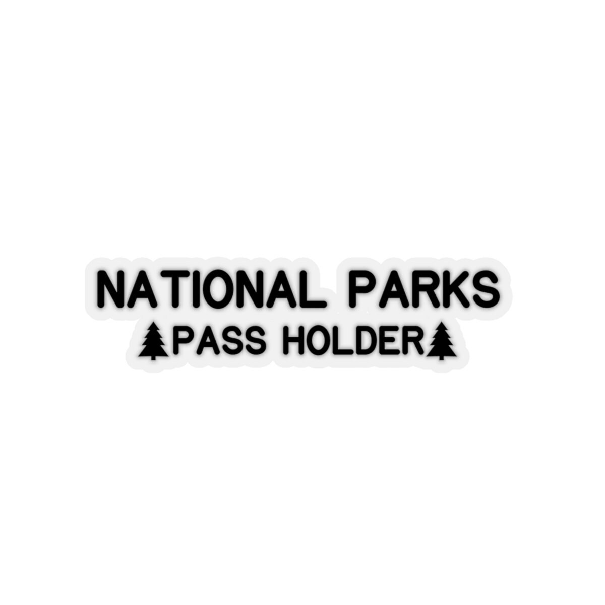 National Parks Pass Holder Sticker National Park Gifts Etsy
