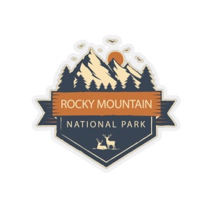 Rocky Mountain National Park Sticker, National Park Sticker, National Park Gift