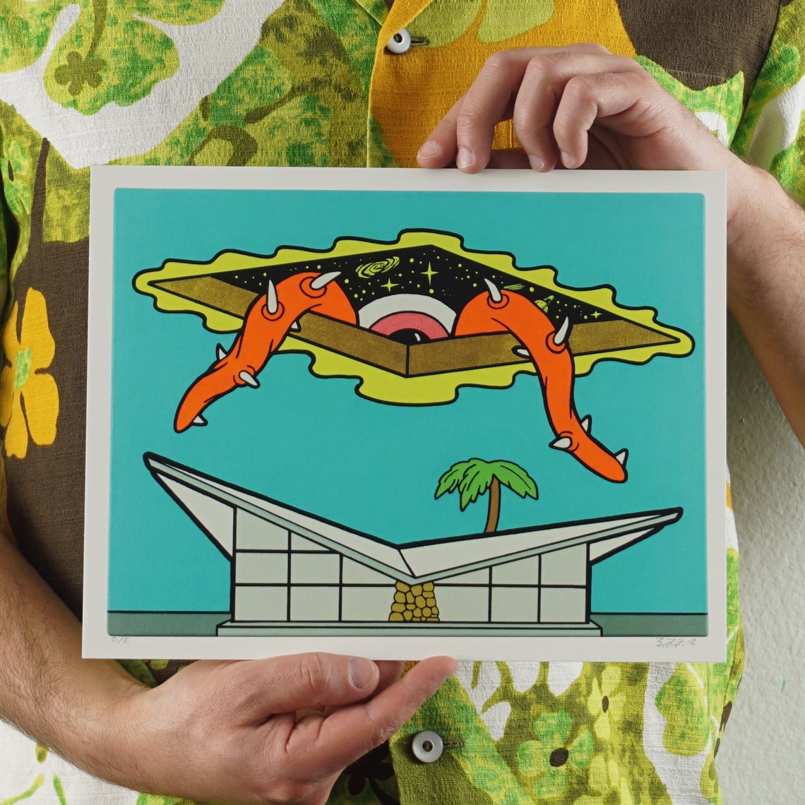 Mid Century Modern Architecture Pop Art Giclee Print - Etsy