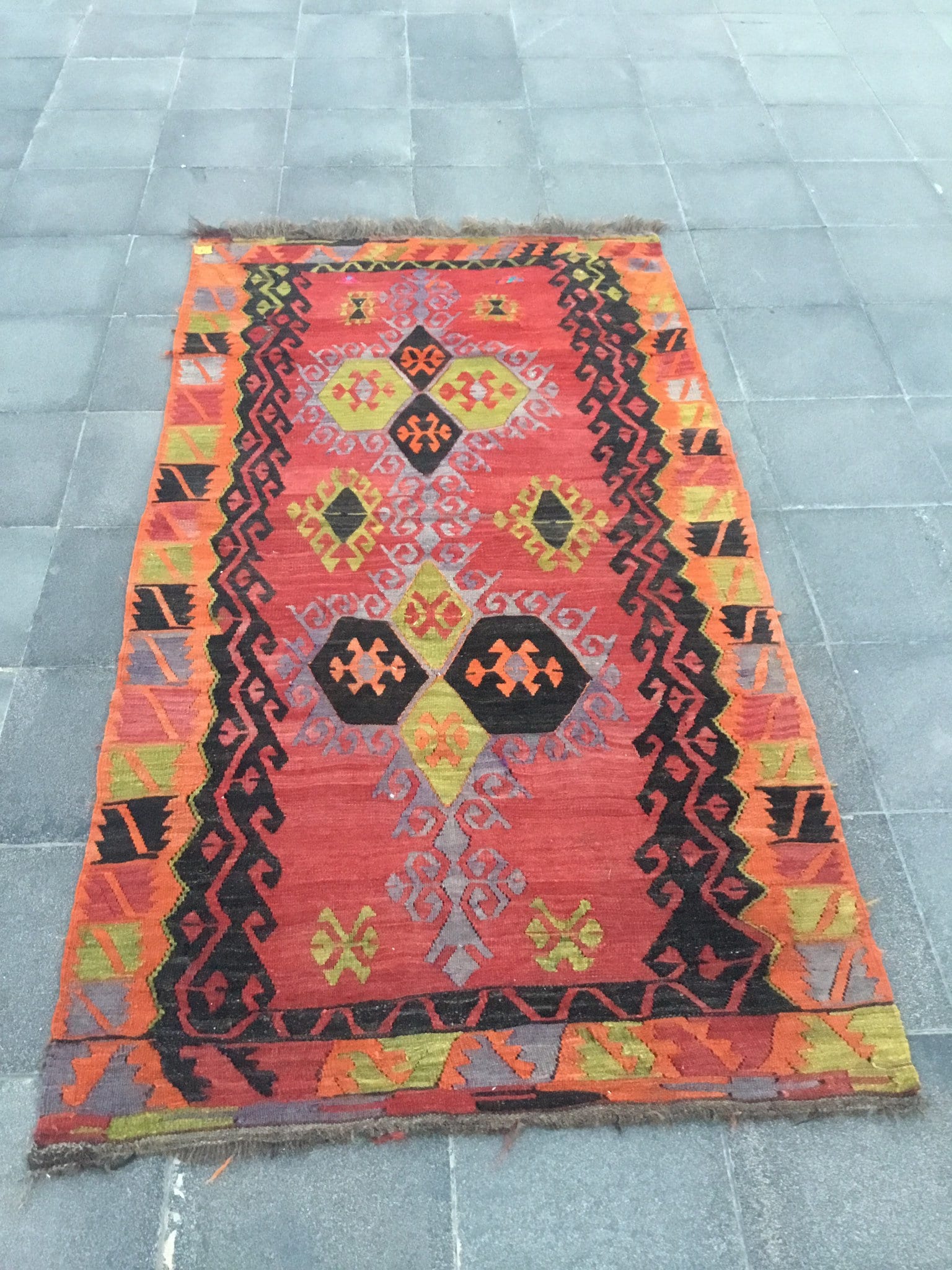 Oversize rug / 3.3 x 6.1 ft / vintage oushak rug / large size Etsy