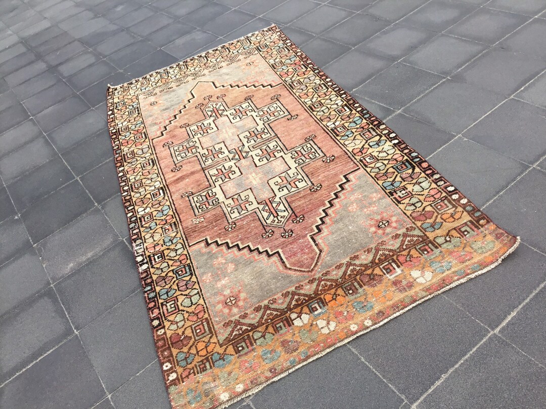 4x7 Soft Rug Handmade Wool Rug4x7 Turkey Carpet Wool Rug - Etsy