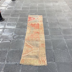 1x6 Patchwork runner rug, Handmade rug, Oriental rug, Traditional rug, Wool rug, Home Decor rug, Tribal rug, Anatolian rug, rug, 1.4 x 6 Ft