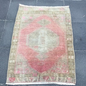 1x3 Mini Soft rug, Wool rug, Turkish Door Mat, Anatolian rug, Washable rug, Kitchen dug, Bedroom rug, Bohemian Decor rug, 1x3 Bathroom rug