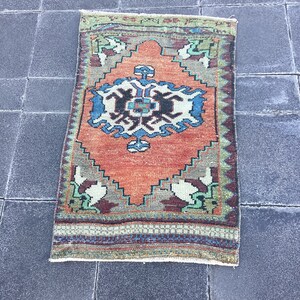 Kelim Teppich, Vintage Teppich, Handgefertigter Teppich, Kelim Teppich, 50 x 70 cm, Handgewebter Teppich, Orientteppich, Orientteppich, Orientteppich, Wollteppich, MB3449