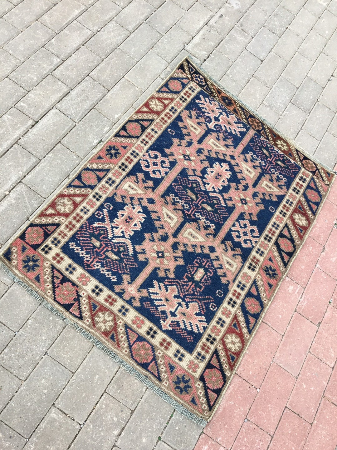 Natural Rug 3x4 Small Rug Area Rug Wool Rugturkey Carpet Etsy UK