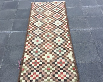 Runner rug, Hallway rug, Turkish rug, Vintage rug, Area rug, Livingroom rug, Kitchen rug, Boho decor, Home decor, Oushak Rug, Rustic decor