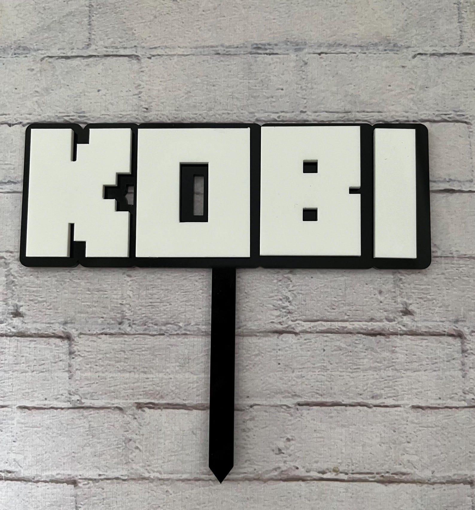 Gamer Acrylic Name and Age Topper