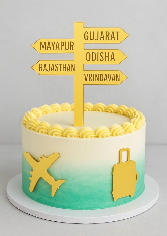 Africa Map Cake Topper: Acrylic Cupcake Toppers, Custom Colors - Sweden - View #6