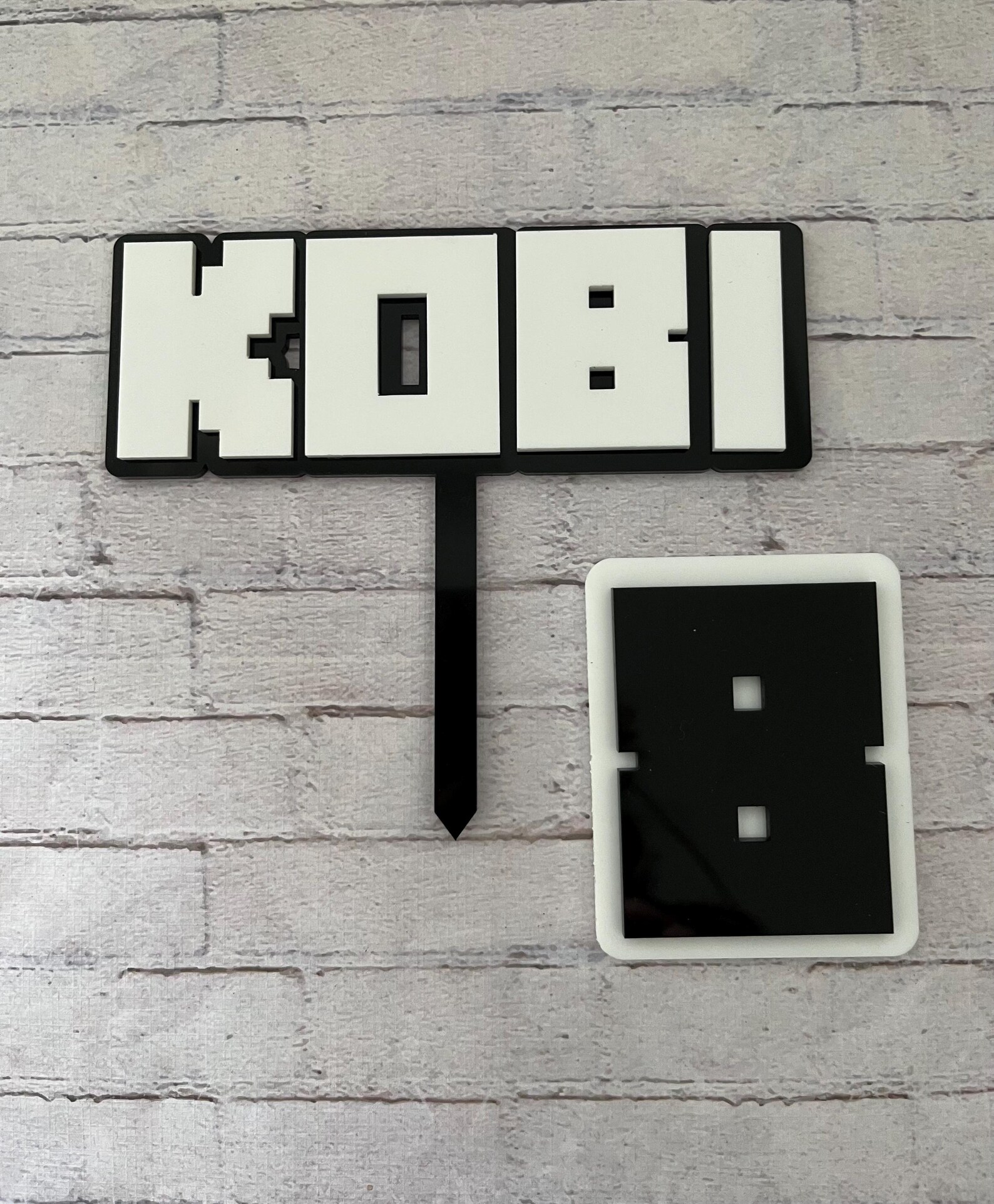 Gamer Acrylic Name and Age Topper