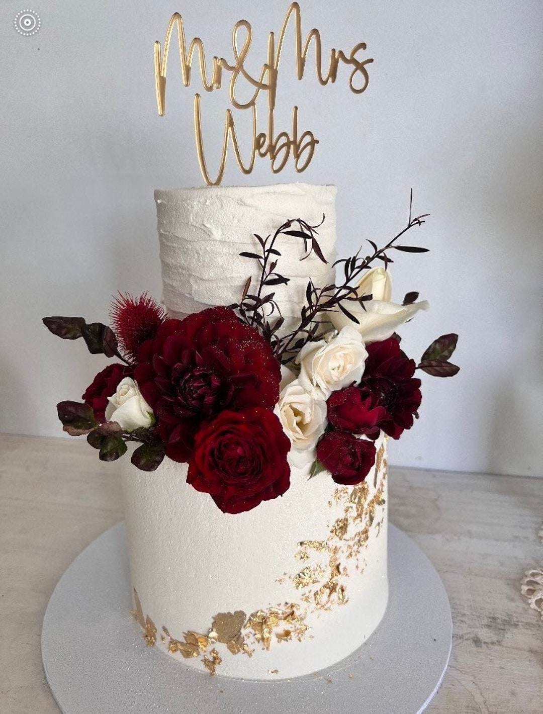 Cake topper prénom personnalisé Marguerite - Print Your Love
