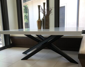 Metal Table Base, Dining Table, Iron Base, Industrial Table Base , Kitchen table