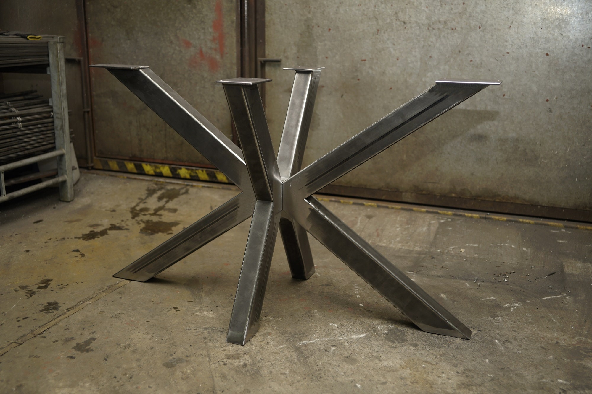 Metal Dining Table Base Spider Steel Dining Table Base. Modern