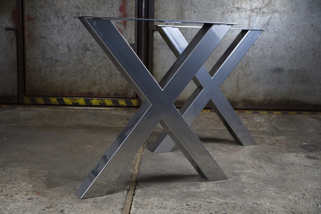 Metal Dining Table Legs. Heavy Duty Steel Table Legs set of 2 Etsy