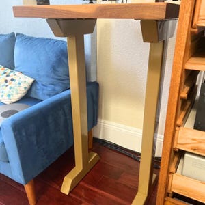 Steel Console Table Legs, Metal Bar Height Table Legs, Entryway Table Legs, Powder Coated Metal Legs, Set of 2