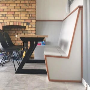 Metal table legs, Steel legs, Desk legs , Industrial table legs , Unique Table base, SET of 2